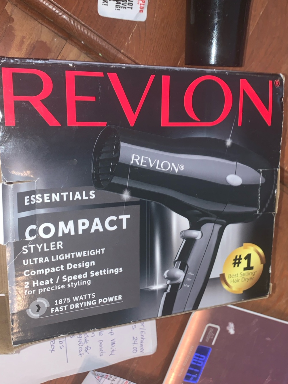 Revlon Black Compact Styler Hair Dryer 1875 Watts Lightweight - Picture 5 of 6